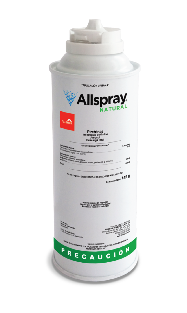 ALLSPRAY NATURAL DESCARGA TOTAL Piretrina 1% 142 g