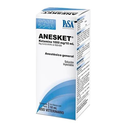 ANESKET VET 1000 MG 10 ML PE CONTROLADO