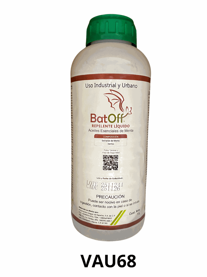 BAT OFF LIQUIDO REPELENTE MURCIELAGO 1L