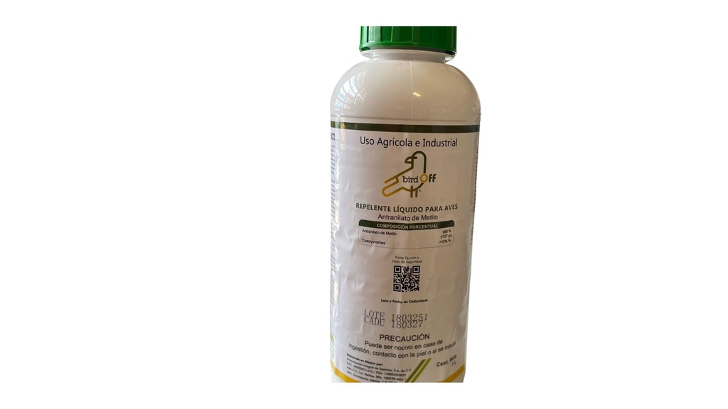 BIRD OFF LIQUIDO REPELENTE AVES 1L