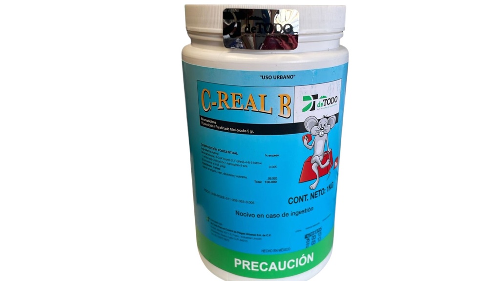 C-REAL B PARAFINADO MINI BLOCK 5 g Bromadiolona 1 kg