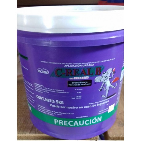 C-REAL B PELLETS Bromadiolona 5 kg