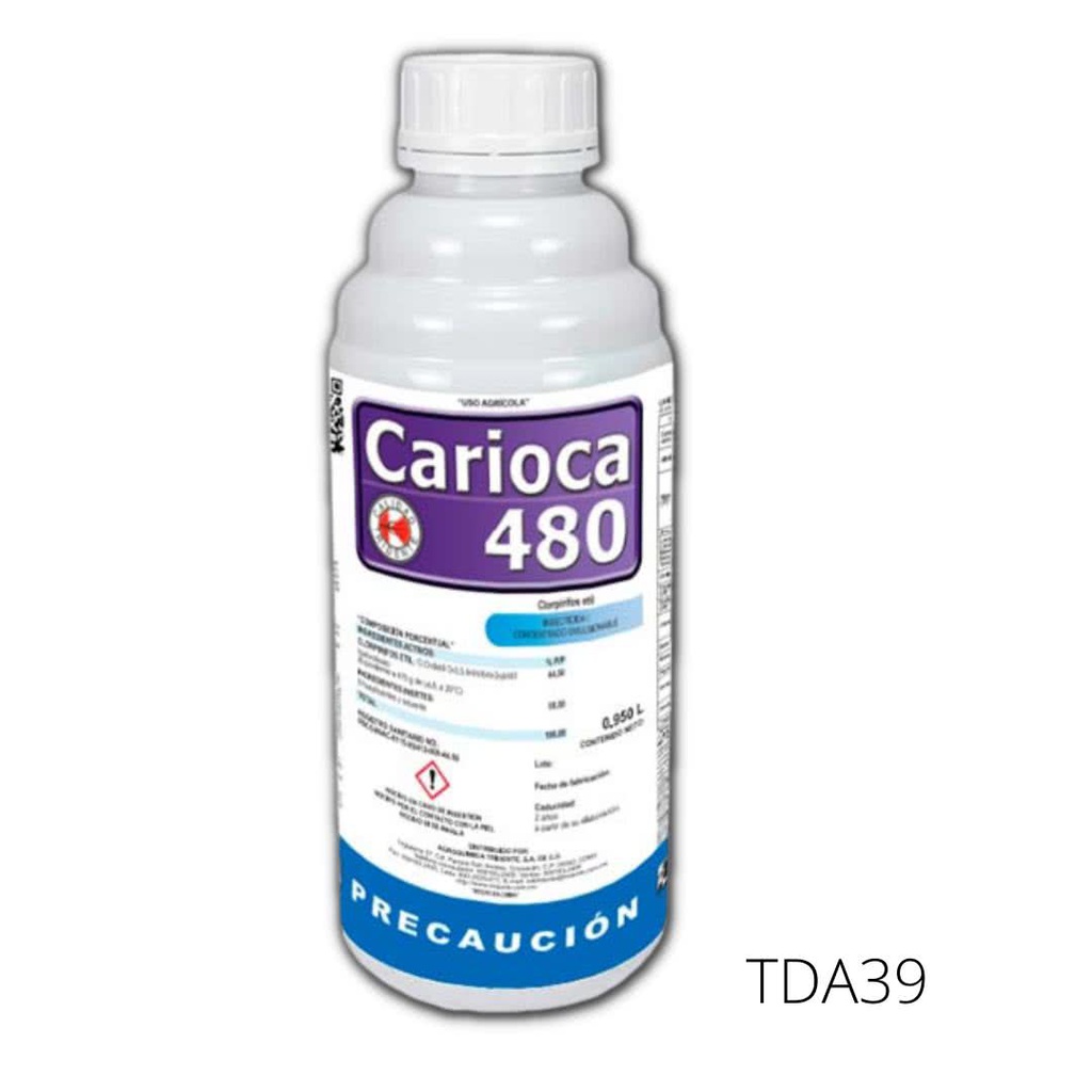 CARIOCA 480 Clorpirifos etil 44.44% 940 ml USO AGRICOLA