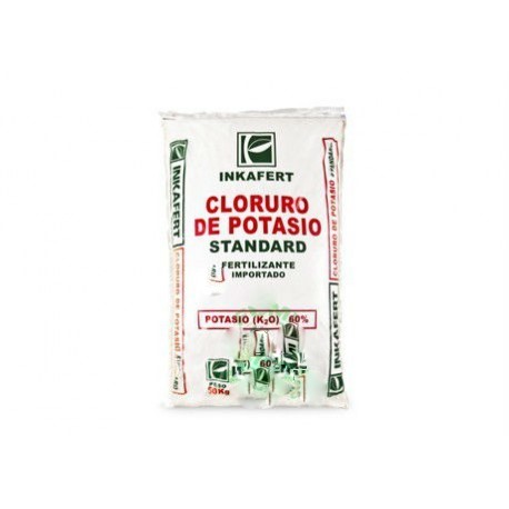 CLORURO DE POTASIO SACO 50 KG. USO AGRICOLA