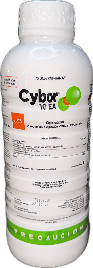 CYBOR 10 EA Cipermetrina 10% + BP 1 L