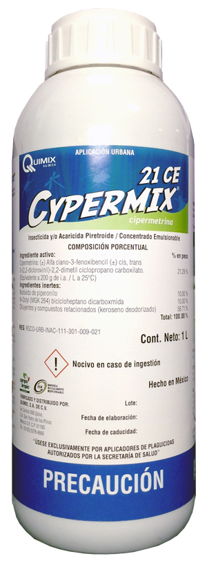 CYPERMIX 21 CE Cipermetrina 21.29% 1 L