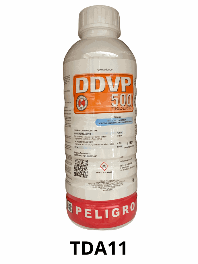 DDVP 500 AGRICOLA Diclorvos 47.50% 950 ml USO AGRICOLA