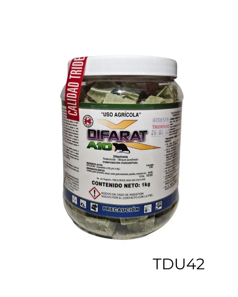 DIFARAT Difacinona 0.005% 14 g de 1 kg