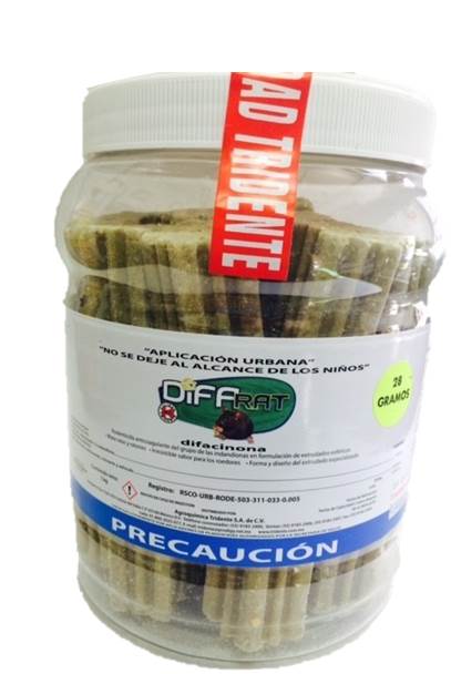 DIFARAT Difacinona 0.005% 28 g de 1 kg