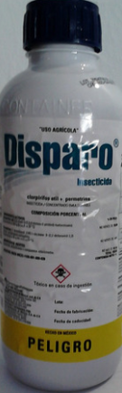 DISPARO Clorpirifos etil 33.80% + Permetrina 4.80% 1 L