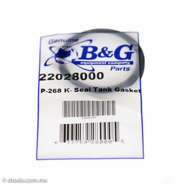 EMPAQUE P/CIERRE DEBOMBA B&G P-268 395610