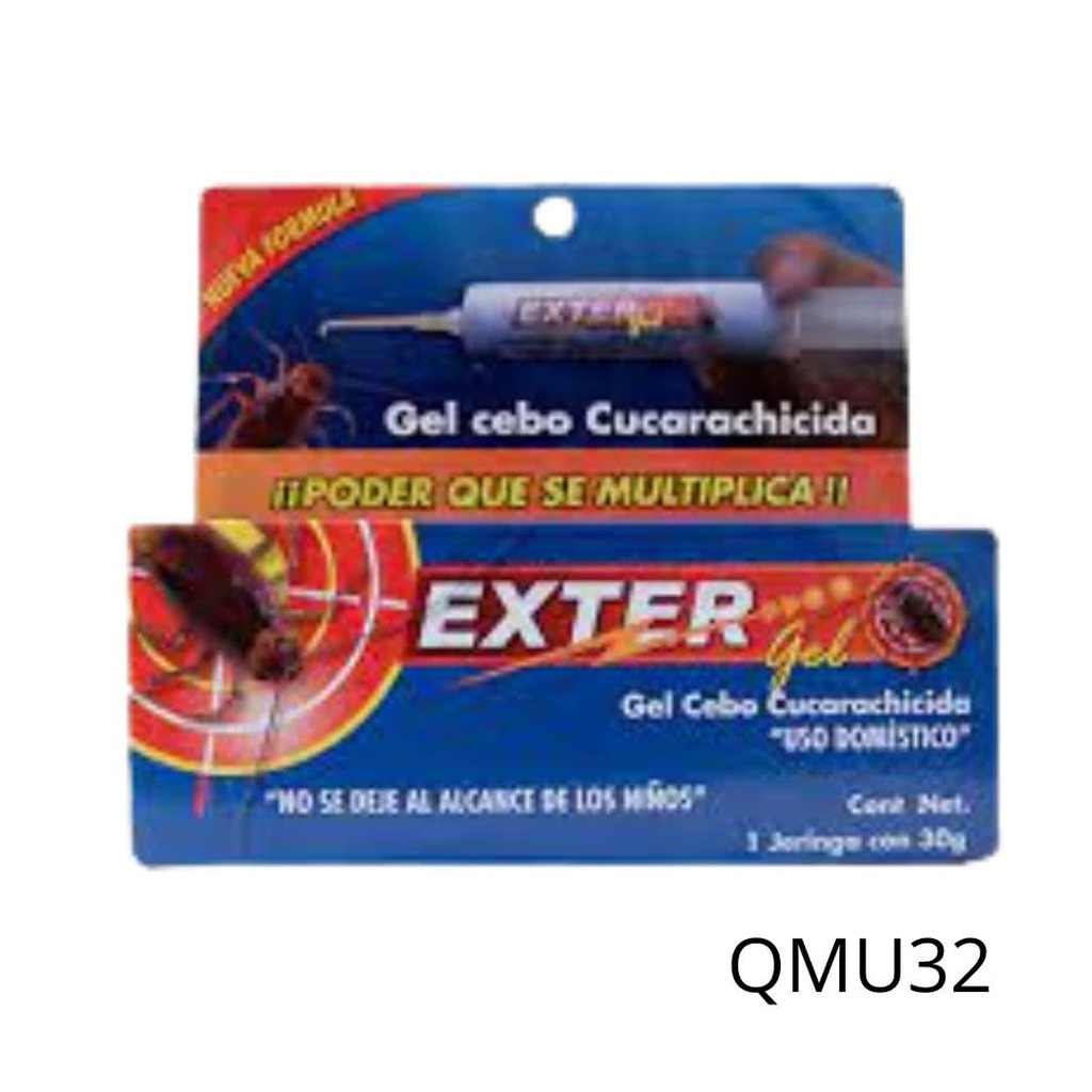 EXTERGEL CUCARACHAS Abamectina 0.005% 30 g