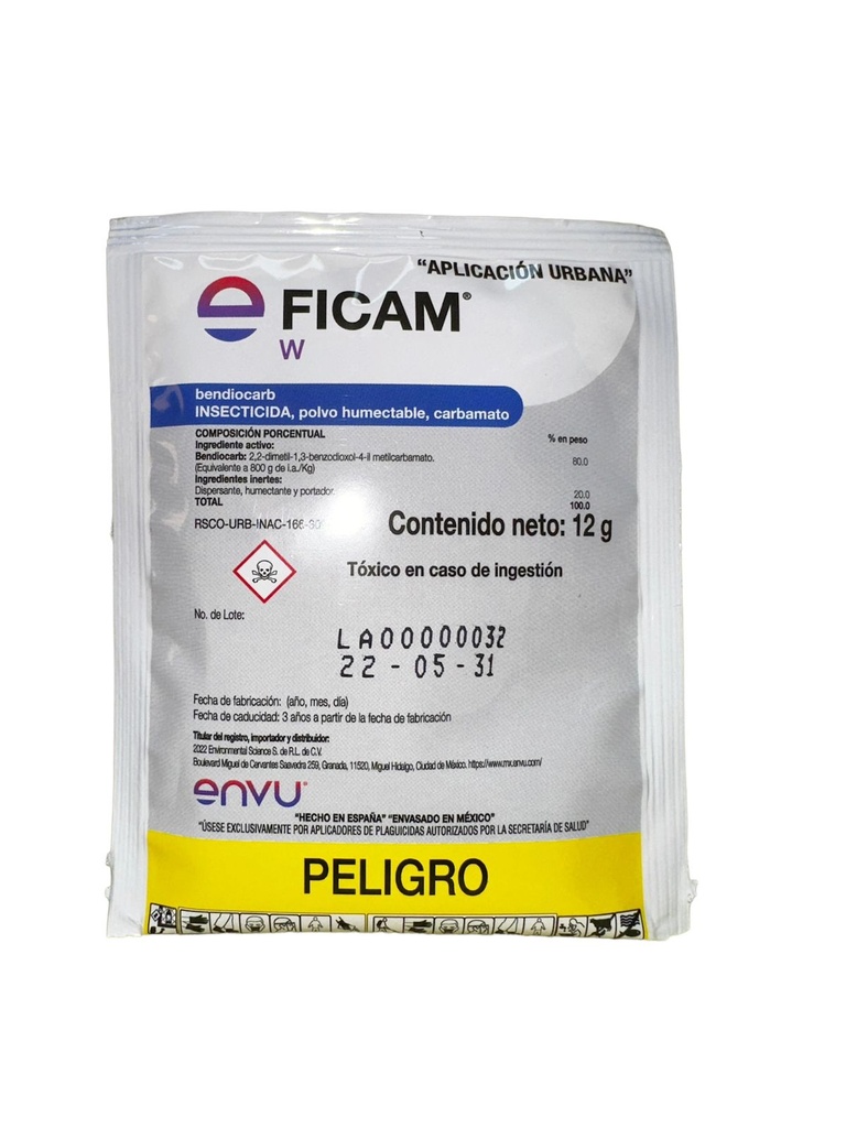 FICAM W Bendiocarb 80% 12 g