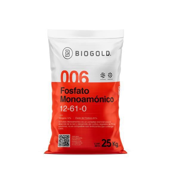 FOSFATO MONOAMONICO SACO 25 KG. USO AGRICOLA