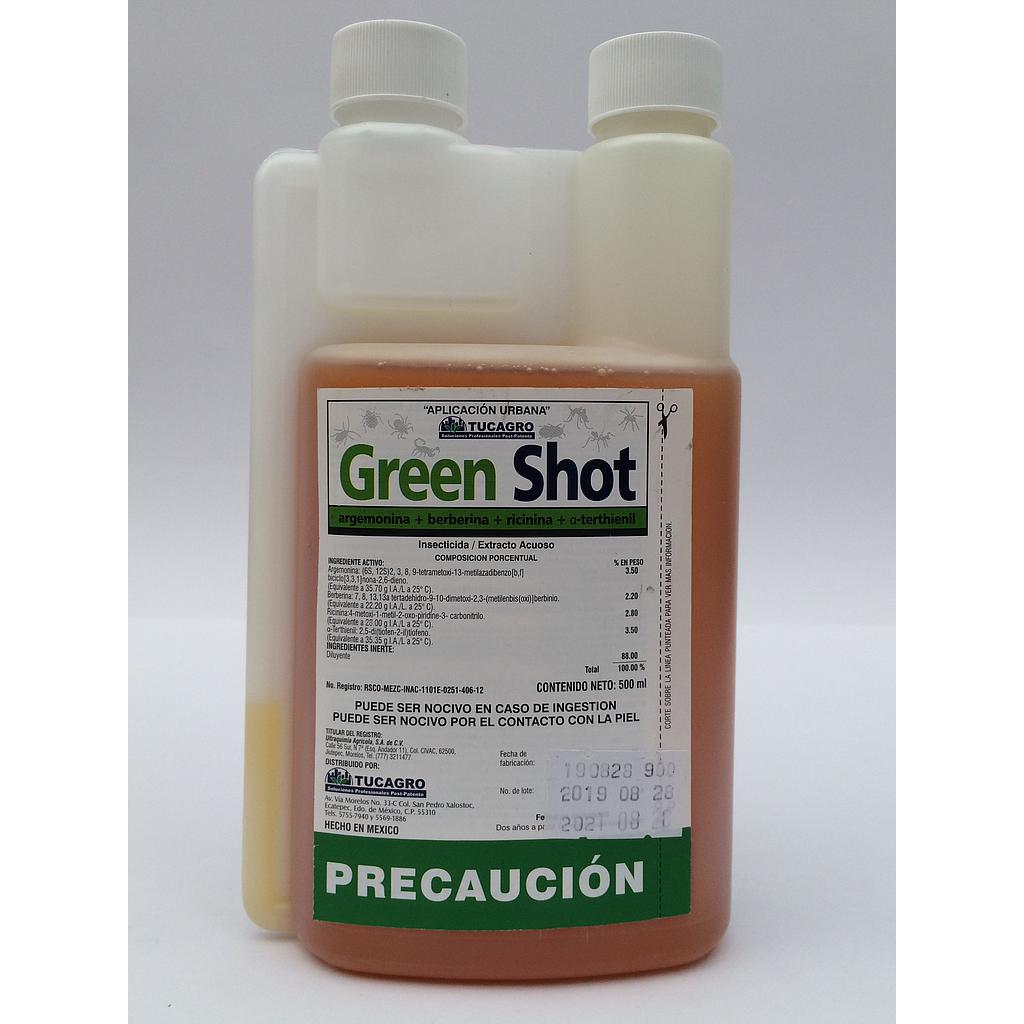 GREEN SHOT Argemonina 3.5% + Berberina 2.2% + Ricina 2.8 + a-terthienil 3.5% 500 ml