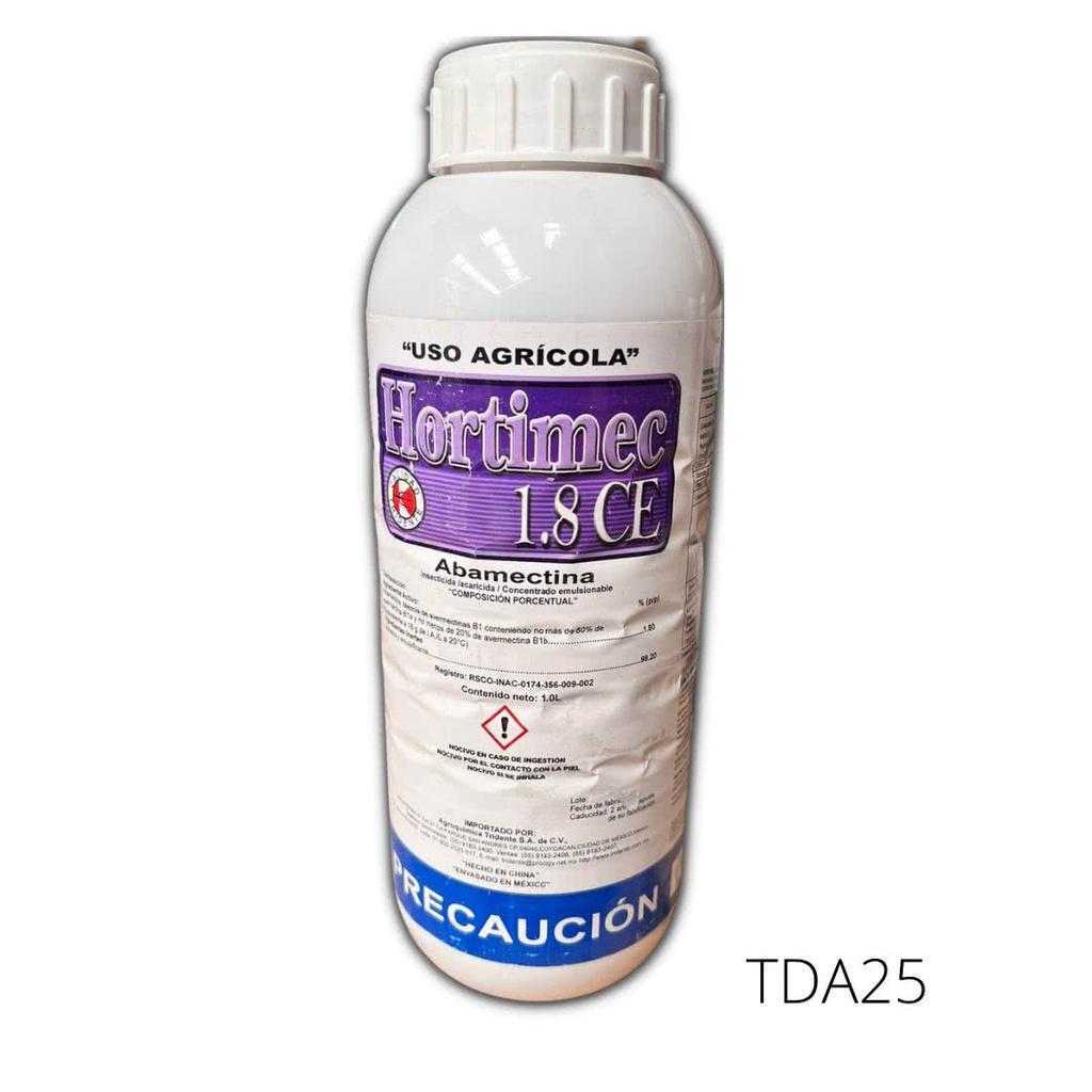 HORTIMEC 18  Abamectina 1.8% 950 ml USO AGRICOLA