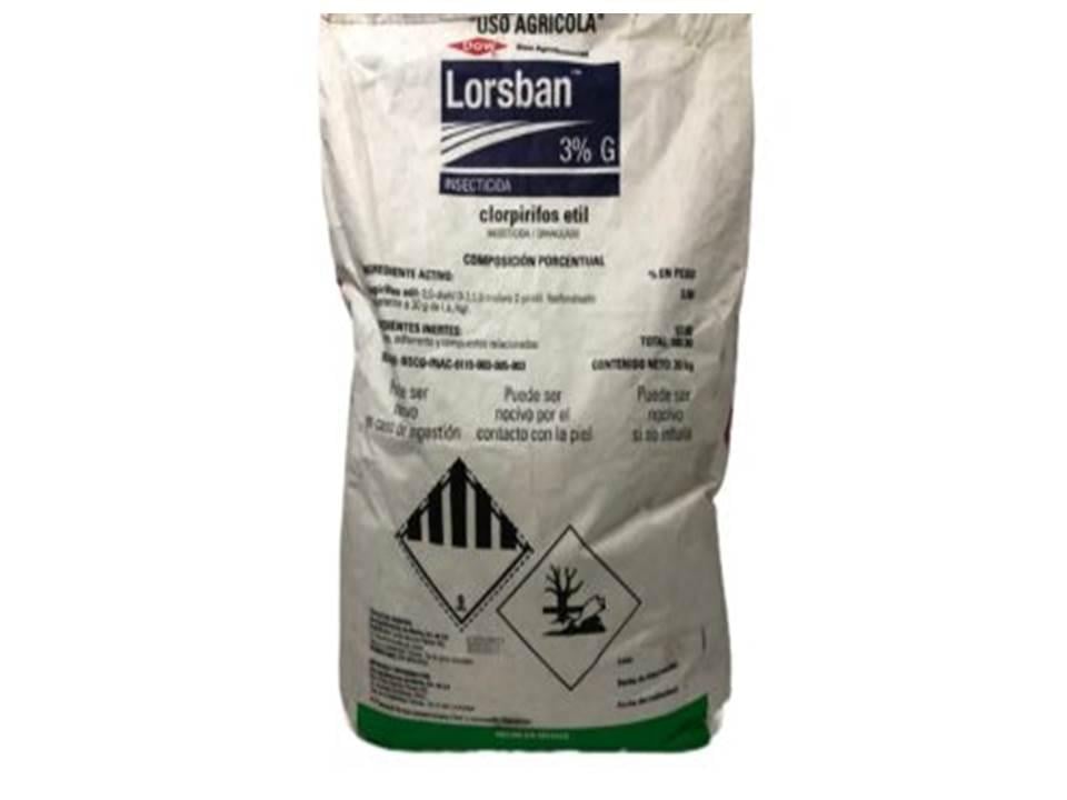 LORSBAN 3% SACO 20 KG USO AGRICOLA
