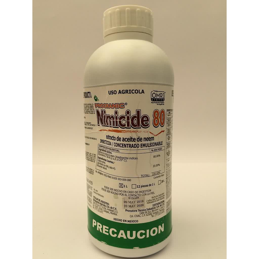 NIMICIDE 80 Extracto de aceite de neem 80% 1 L