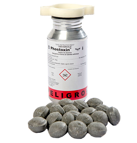 PHOSTOXIN FOSFURO DE ALUMINIO 333PAST.