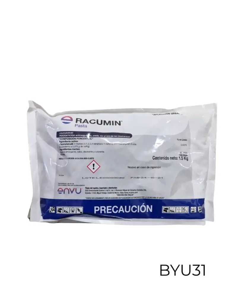 RACUMIN PASTA Coumatetralil 0.0375% 1.5 kg
