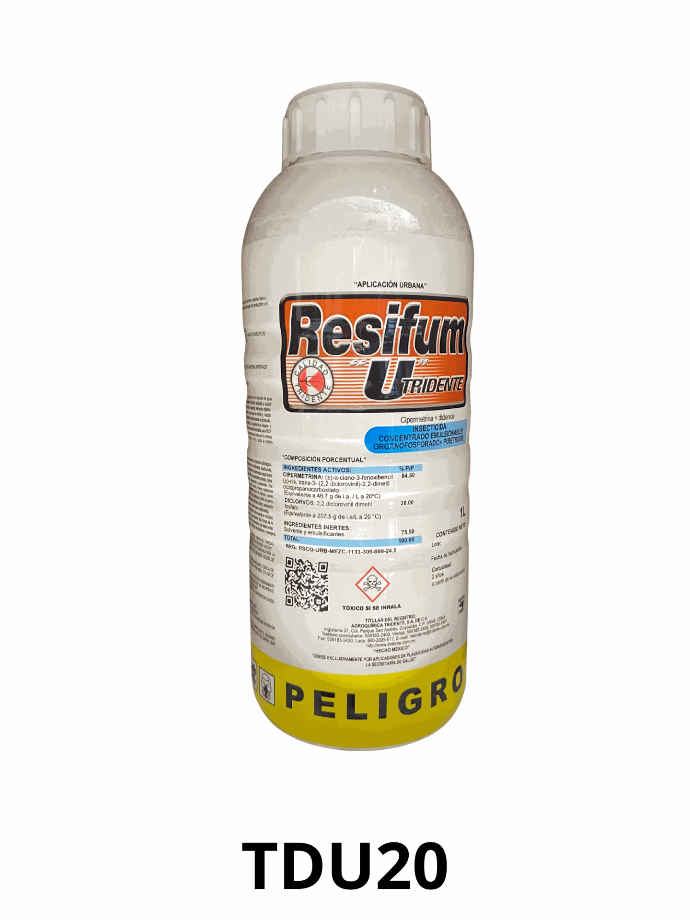 RESIFUM U Cipermetrina 4.50% + Diclorvos 20% 1 L