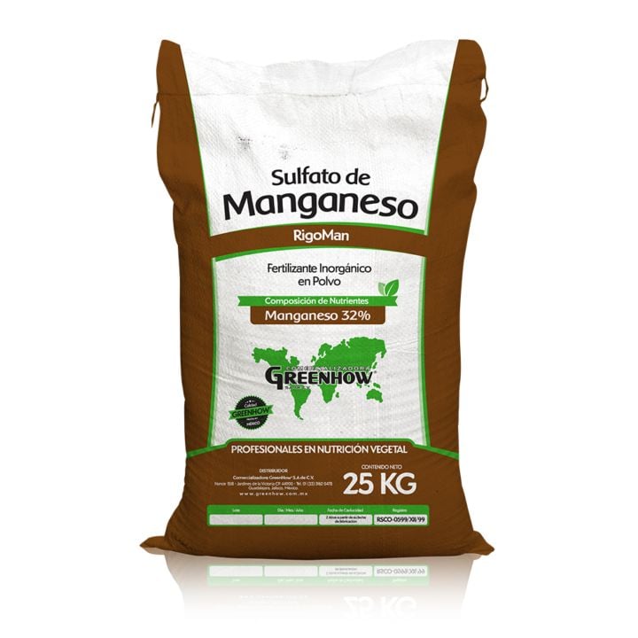 SULFATO DE MANGANESO 25 kg
