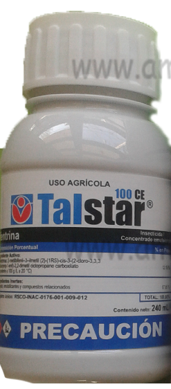 TALSTAR 100 CE Bifentrina 12.15% 240 ml USO AGRICOLA