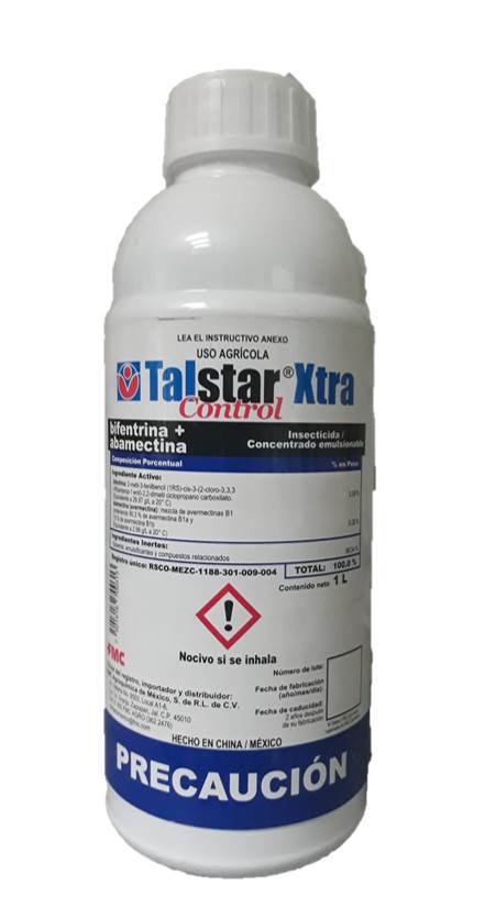 TALSTAR XTRA Bifentrina 3.33% + Abamectina 0.33%  1 L USO AGRICOLA