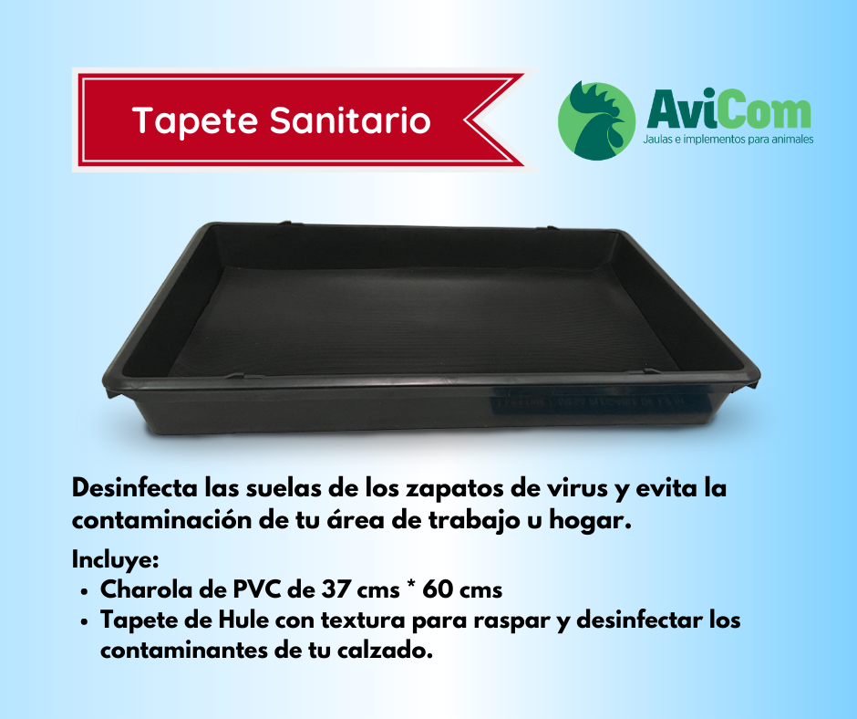 TAPETE/charola SANITIZANTE CHICO (37x60 CM)