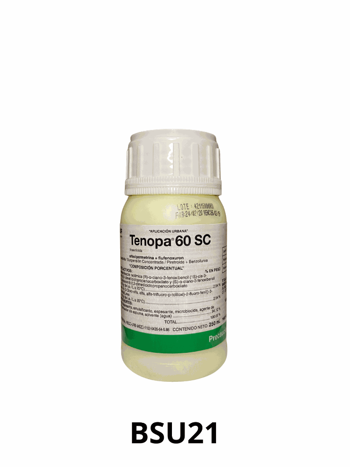 TENOPA 60 SC Alfacipermetrina 2.94% + Fluferoxuron 2.94% 250 ml 