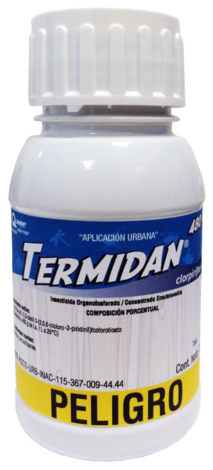 TERMIDAN 480 CE Clorpirifos etil 44.44% 250 ml