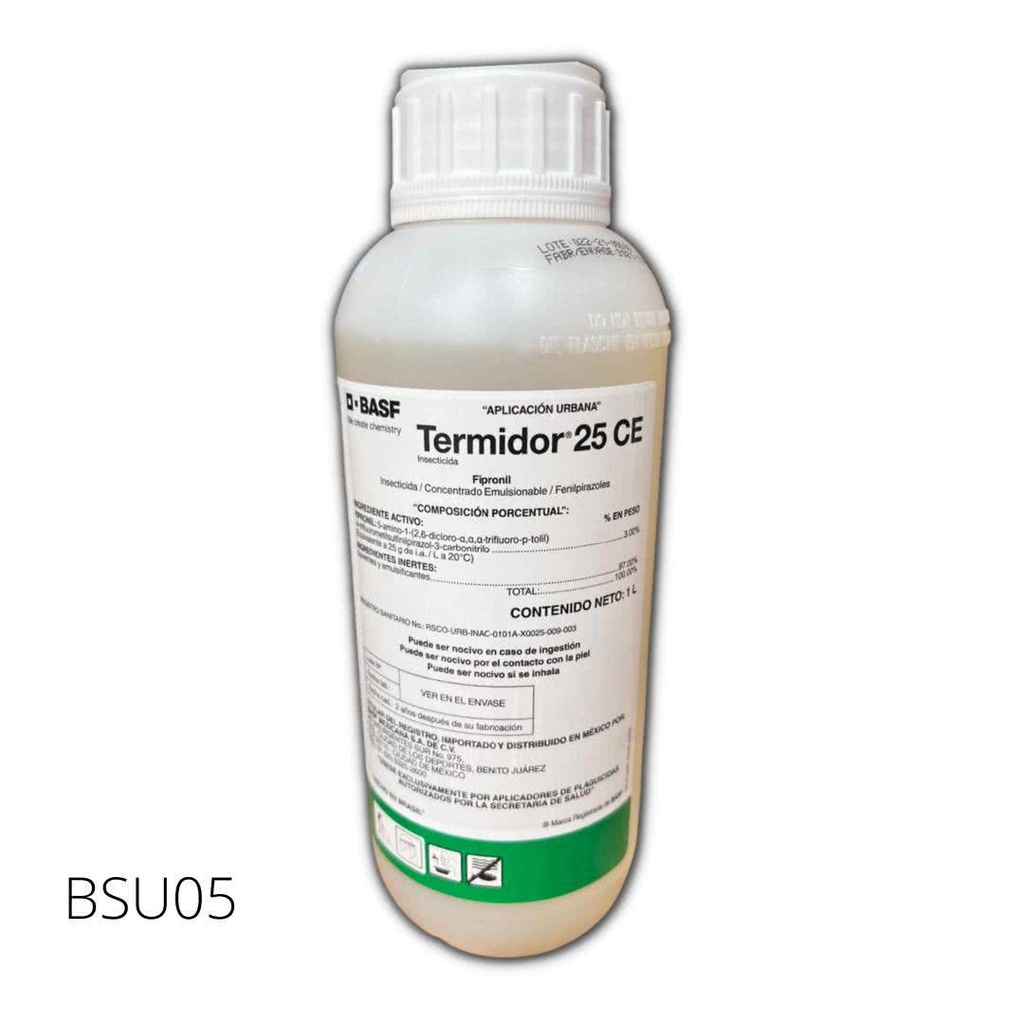TERMIDOR 25 CE Fipronil 2.92% 1 L.