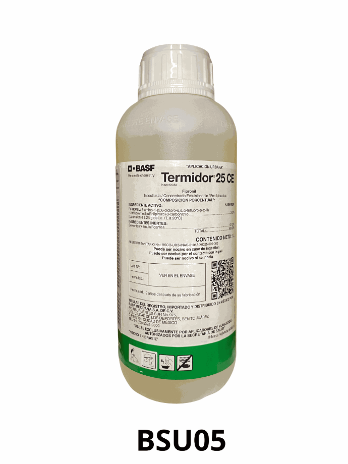 TERMIDOR 25 CE Fipronil 2.92% 1 L.
