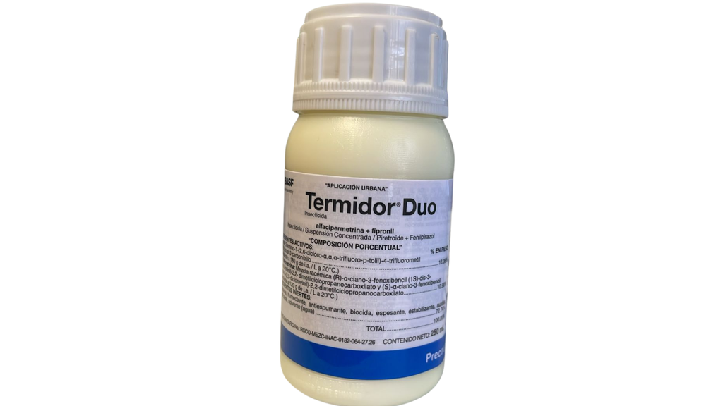 TERMIDOR DUO Alfacipermetrina 16.36% + Fipronil 10.90% 250 ml