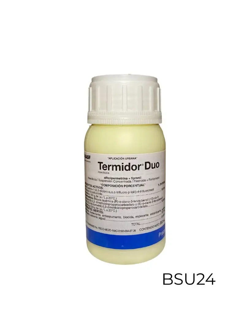 TERMIDOR DUO Alfacipermetrina 16.36% + Fipronil 10.90% 250 ml