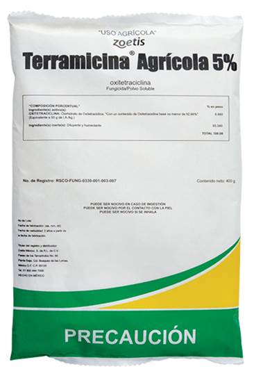 TERRAMICINA AGRICOLA 5% 400 g USO AGRICOLA