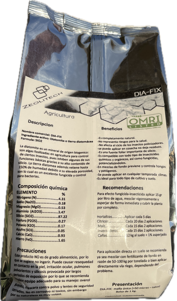 TIERRA DE DIATOMEAS 1 KG USO AGRICOLA