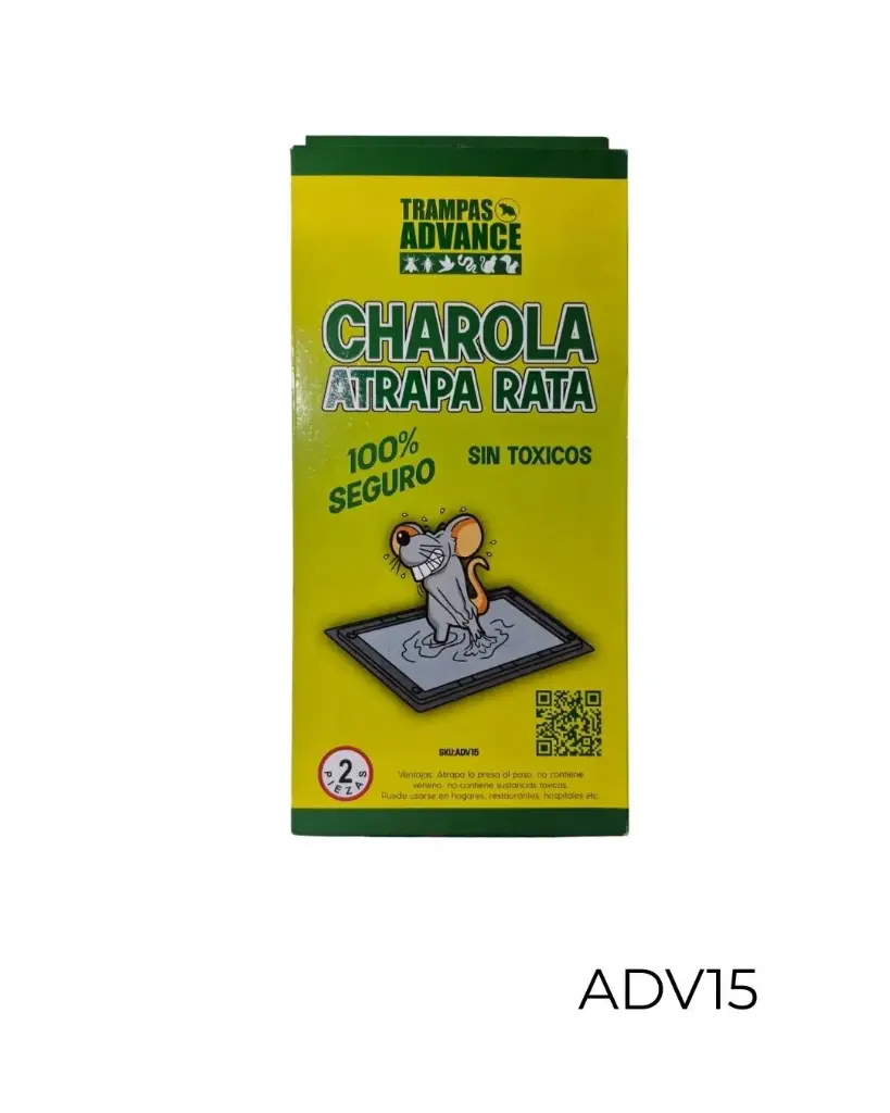 TRAMPA CHAROLA ATRAPA RATAS 1PAR