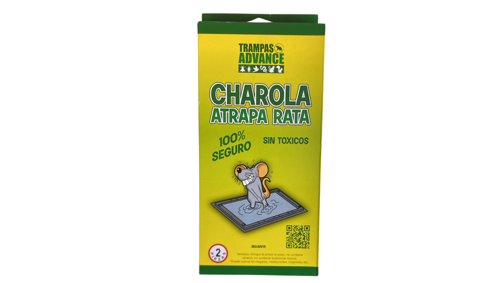 TRAMPA CHAROLA ATRAPA RATAS 1PAR