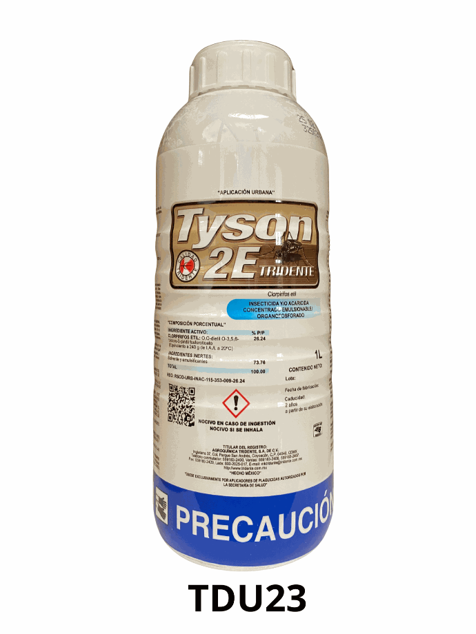 TYSON 2E Clorpirifos etil 26.24% 1 L