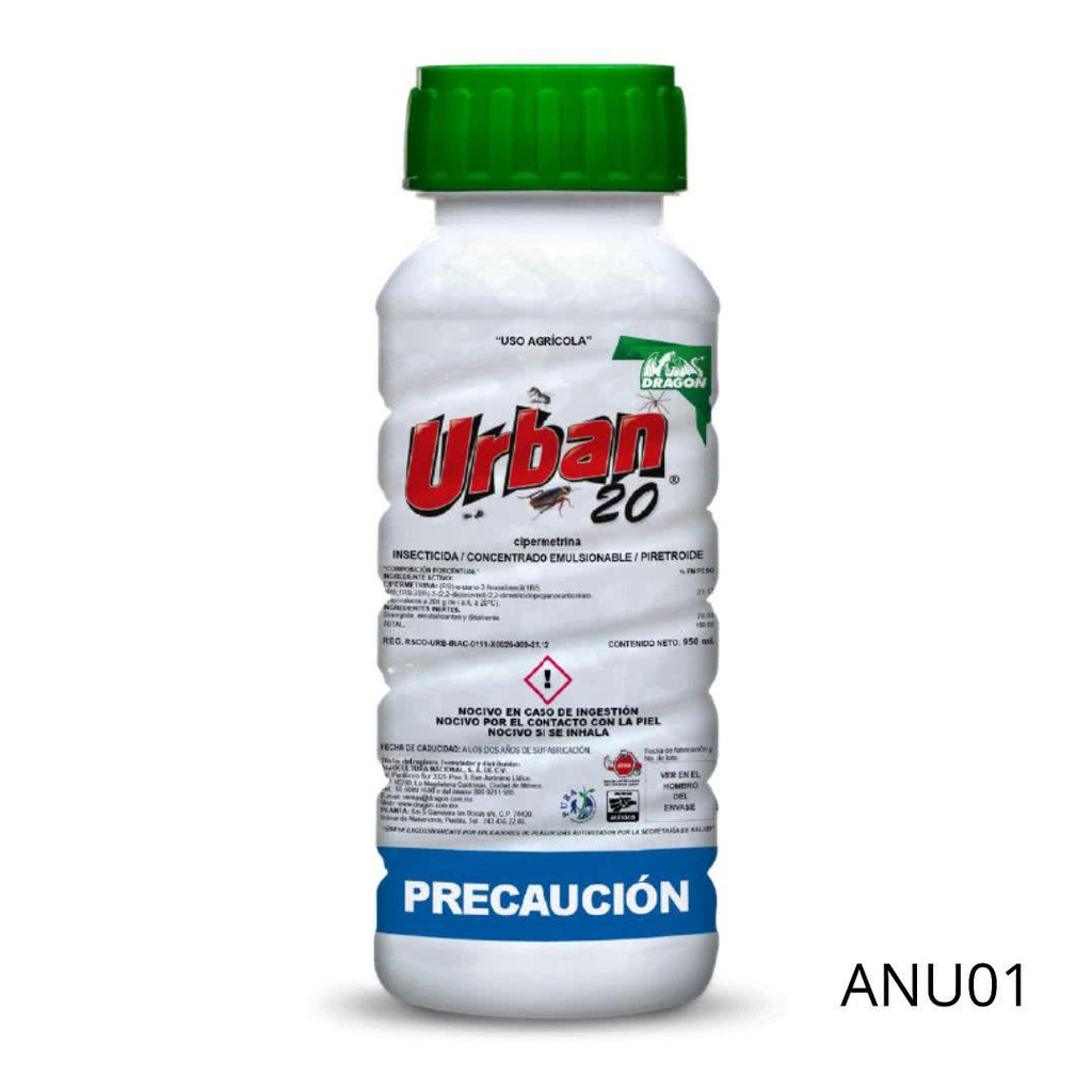 URBAN 20 CE Cipermetrina 21.12% 950 ml