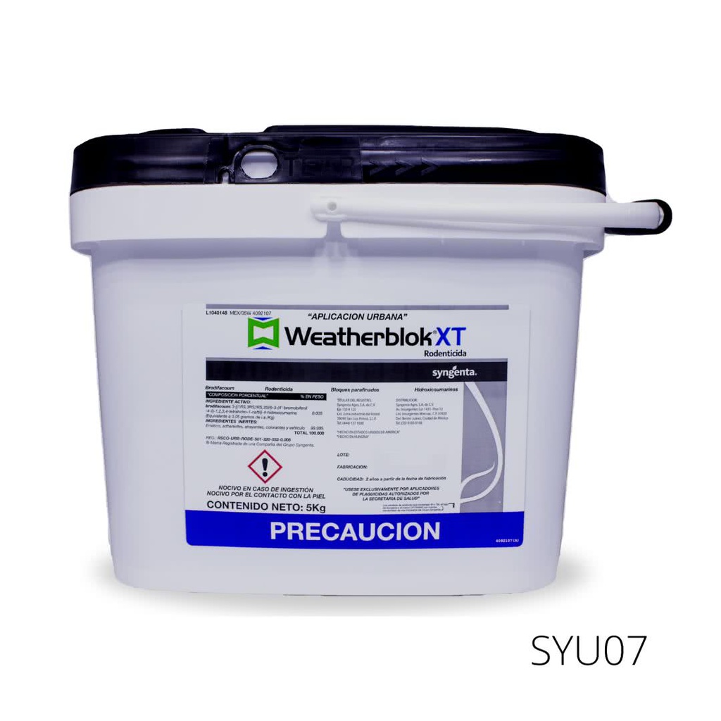 WEATHER BLOCK Brodifacoum 0.005% 5 kg