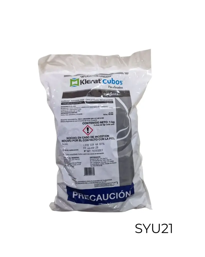 Klerat Cubos Parafinado Perforado 1 kg
