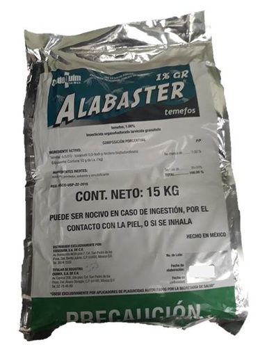 [SFU01] ALABASTER 1% GR Temefos 1% 15 kg