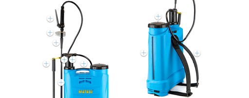[MTB06] ASPERSORA DE MOCHILA 16 LT EVOLUTION-16 MATABI USO AGRICOLA