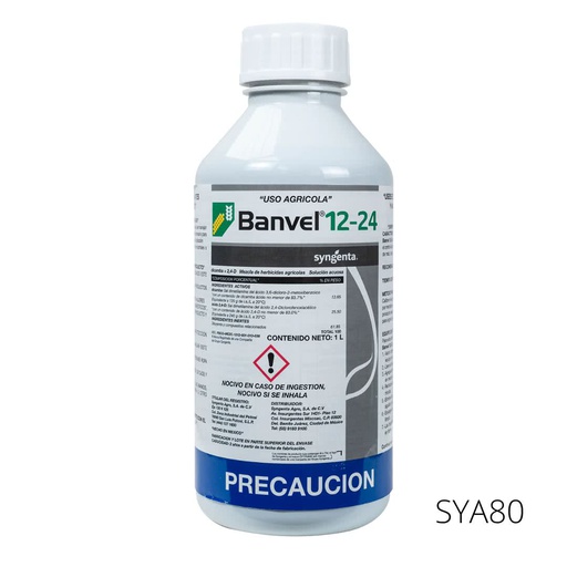 [SYA80] BANVEL Dicamba 12.65% + 2,4-D 25.50% 1 L USO AGRICOLA