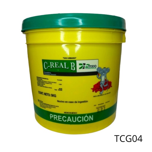 [TCG04] C-REAL B GRANULADO Bromadiolona cubeta 5 kg