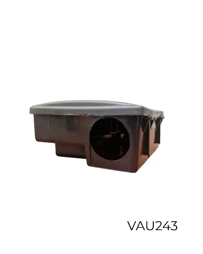 [VAU243] CEBADERO TRAP1 CON: LLAVE, BEBEDERO Y VARILLA L22.5,AN19,AL9.5CM