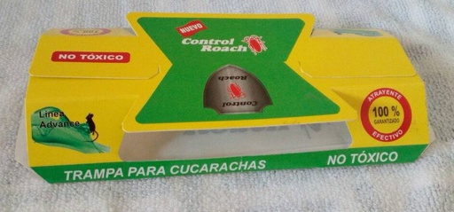 [ADV13] Trampa de monitoreo para cucharachas con atrayente CONTROL ROACH Advance