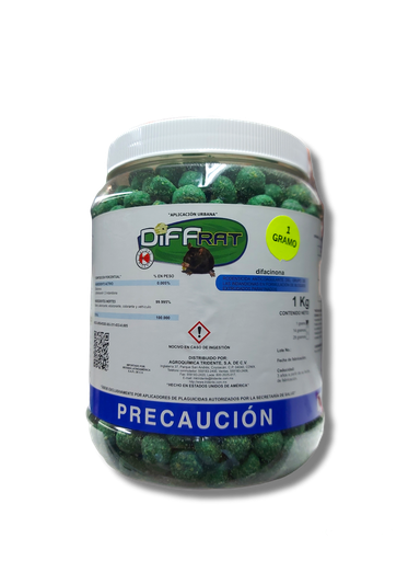 [TDU47] DIFARAT Difacinona 0.005% canicas 1 kg